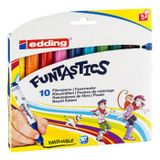 Edding 1410 Funtastics Keçeli Kalem 10 Renk