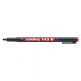 Edding 143B Kırmızı Asetat Kalemi