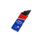 edding 149 M 1.0mm Silgili Permanent Asetat Kalemi Siyah 10lu Kutu