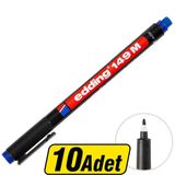Edding 149M Permanent Asetat Kalem Mavi M Uç 10 Al 8 Öde