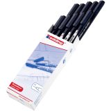 edding 1880 teknik çizim kalemi - siyah - 10 kalem - 1 mm çizgi genişliği