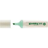 edding 24 EcoLine Fosforlu Kalem, Pastel Yeşil, 1 Kalem, Kesik Uç