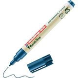 Edding 25 Ecoline Asetat Kalemi Mavi 1,0 mm Tüm Yüzeylerde Kullanıma Uygun Doldurulabilir