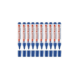 Edding 260 10'lu Paket Mavi Beyaz Yazı Tahtası Kalemi
