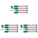 edding 260 beyaz yazı tahtası kalemi, yeşil, 4'lü set, yuvarlak uç 1,5-3 mm 3lü paket