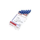 edding 260 silinebilir yazı tahtası kalemi 10lu kutu - Mavi