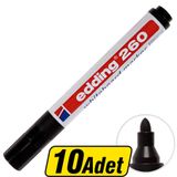 Edding 260 Tahta Kalemi Siyah 10 Al 8 Öde