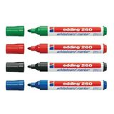 Edding 260 Yazı Tahtası Kalemi 4Lü Karışık