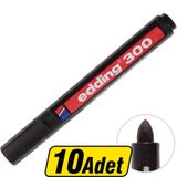 Edding 300 Permanent Marker Kalem Siyah 10 Al 8 Öde