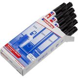 edding 3000 markör permanent kalemi 1.5-3 mm siyah yuvarlak uçlu (10 lu paket) - Yok