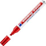 edding 3300 permanent markör kalem kesik uçlu 1-5 mm kırmızı ed330002 (10 lu paket) - Yok