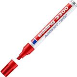 Edding 3300 Permanent Markör Kalem Kesik Uçlu 1-5 Mm Kırmızı ED330002 (10 Lu Paket)