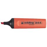 Edding 344 Kırmızı Nar Çiçeği 10 Adet Fosforlu Kalem