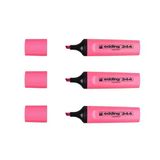 Edding 344 Pembe Fosforlu Kalem 3 Adet