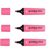 Edding 344 Pembe Fosforlu Kalem 3'lü
