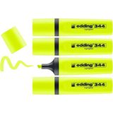 Edding 344 Sarı 4'lü Fosforlu Kalem