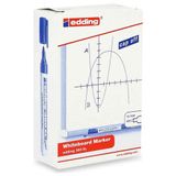 Edding 360 Cap Off Mavi 10'lu Beyaz Tahta Kalemi