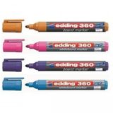 Edding 360 Silinebilir Board Marker 4 Adet Kahverengi Beyaz Tahta Kalemi