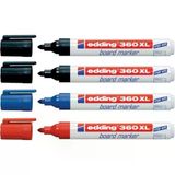 Edding 360 Xl Beyaz Tahta Kalemi - 2 Siyah + 1 Kırmızı + 1 Mavi