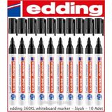 Edding 360 Xl Beyaz Tahta Kalemi Siyah - 10 Adet