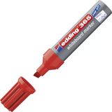 EDDİNG 365 BEYAZ TAHTA KALEMİ KESİK UÇ KIRMIZI 2-7mm