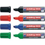 Edding 365 Yazı Tahtası Kalemi Kalın Uçlu 4 Renk 4 Adet Kullanıma Uygun