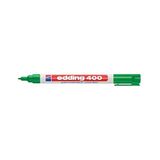 edding 400 permanent markör - yeşil - 1 kalem - 1 mm ince yuvarlak uçlu