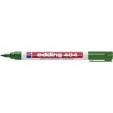 edding 404 permanent markör - yeşil - 1 kalem - 0,75 mm ince yuvarlak uç