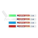 Edding 4085 Sivi Tebesir Kalemi 4Lu Blister Basıc