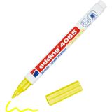 edding 4085 tebeşir kalemi - neon sarı - 10 tebeşir kalemi - yuvarlak uç 1-2 mm - tahta için ince tebeşir kalemi silinebilir - pencere, cam, ayna üzerine yazı yazmak için - opak renkli tahta kalemi