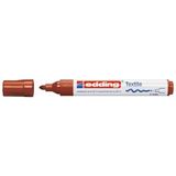 Edding 4500 Tekstil Kumaş Boyama Kalemi Kahverengi 2-3 mm Su Bazlı Pigment Mürekkep