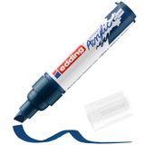 Edding 5000 akrilik marker geniş - koyu mavi - 1 su geçirmez akrilik boya kalemi - keski ucu 5-10 mm - tuval üzerine çizim için akrilik boya kalemi, sanat kağıdı ve ahşap