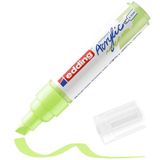 Edding 5000 akrilik marker geniş - pastel-yeşil - 1 su geçirmez akrilik boya kalemi - keski ucu 5-10 mm - tuval, sanat kağıdı ve ahşap üzerine çizim için akrilik boya kalemi