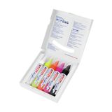 Edding 5000 Kalın Uçlu Akrilik Markör 5’Li Paket (Fosforlu) 5-10 Mm’Lik Kesik Uç