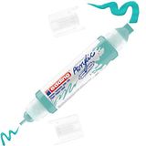 Edding 5400 Çift Uçlu 3D Double Liner Anzer Turkuaz Akrilik Marker Kalem