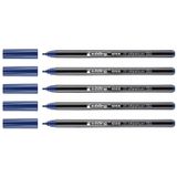 Edding 5'li set kaligrafi kalemi 1255 çelik mavisi (2.0) 2 mm