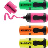 edding 7 mini fosforlu kalem seti, neon renkler, 4 vurgulayıcı kalem, kama ucu 1-3 mm, modaya uygun renklerde küçük fosforlu kalem - Bullet Journal, okul, üniversite veya ofis için
