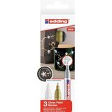 Edding 750 Gloss Metalik Renkler 2-4 mm 3'lü Paint Marker