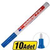 Edding 751 Boya Dekor Marker Kalem Mavi 10 Al 8 Öde