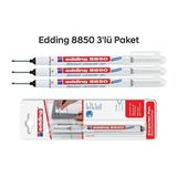 Edding 8850 Montaj İşaretleme ve Marangoz Kalemi 3'lü Paket