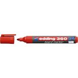Edding Beyaz Tahta Kalemi Kırmızı E-360 ( 2 Adet ) - Uç