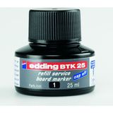 Edding Beyaz Tahta Kalemi Mürekkebi Siyah 25 Ml E-Btk25 Sarf Malzemeleri için Uygun