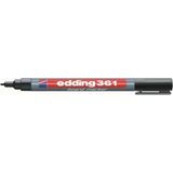 Edding Beyaz Tahta Kalemi Siyah (E-361) ( 2 Adet ) - Uç