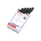 Edding Beyaz Yazı Tahtası Kalemi (yeniden Doldurulabilir) 1.5-3mm Siyah (10 Lu Paket) 360 Xl