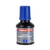 Edding BT30 Silinebilir Beyaz Tahta Kalemi Mürekkepi, Mavi, 30ml