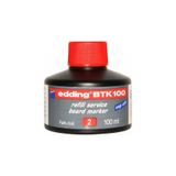 Edding BTK 100 Tahta Kalem Mürekkebi, 100 ml, Kırmızı