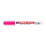 Edding Cam 4095 Likit Tebeşir Kalemi (Sıvı Tebeşir) 2-3Mm Fosforlu Pembe (10 Lu Paket)