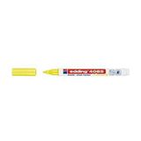 Edding Cam Kalemi 4085 Likit Tebeşir Kalemi (Sıvı Tebeşir) 1-2Mm Fosforlu Sarı (10 Lu Paket)