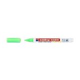 Edding Cam Kalemi 4085 Likit Tebeşir Kalemi (Sıvı Tebeşir) 1-2Mm Fosforlu Yeşil (10 Lu Paket)