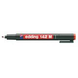 Edding E-142 M Asetat Kalemi Kırmızı 10 Lu Ed14202 (10 Lu Paket)